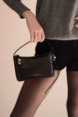 MINI GOLD BLACK HOBO BAG