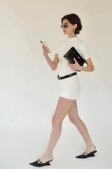 NOIR ALLURE SHOULDER BAG