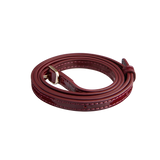 PATENT DARK CHERRY SHOULDER BAG