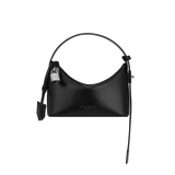 MINI SILVER BALCK HOBO BAG