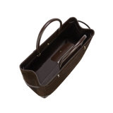 ESPRESSO SUEDE BOOK TOTE BAG 33