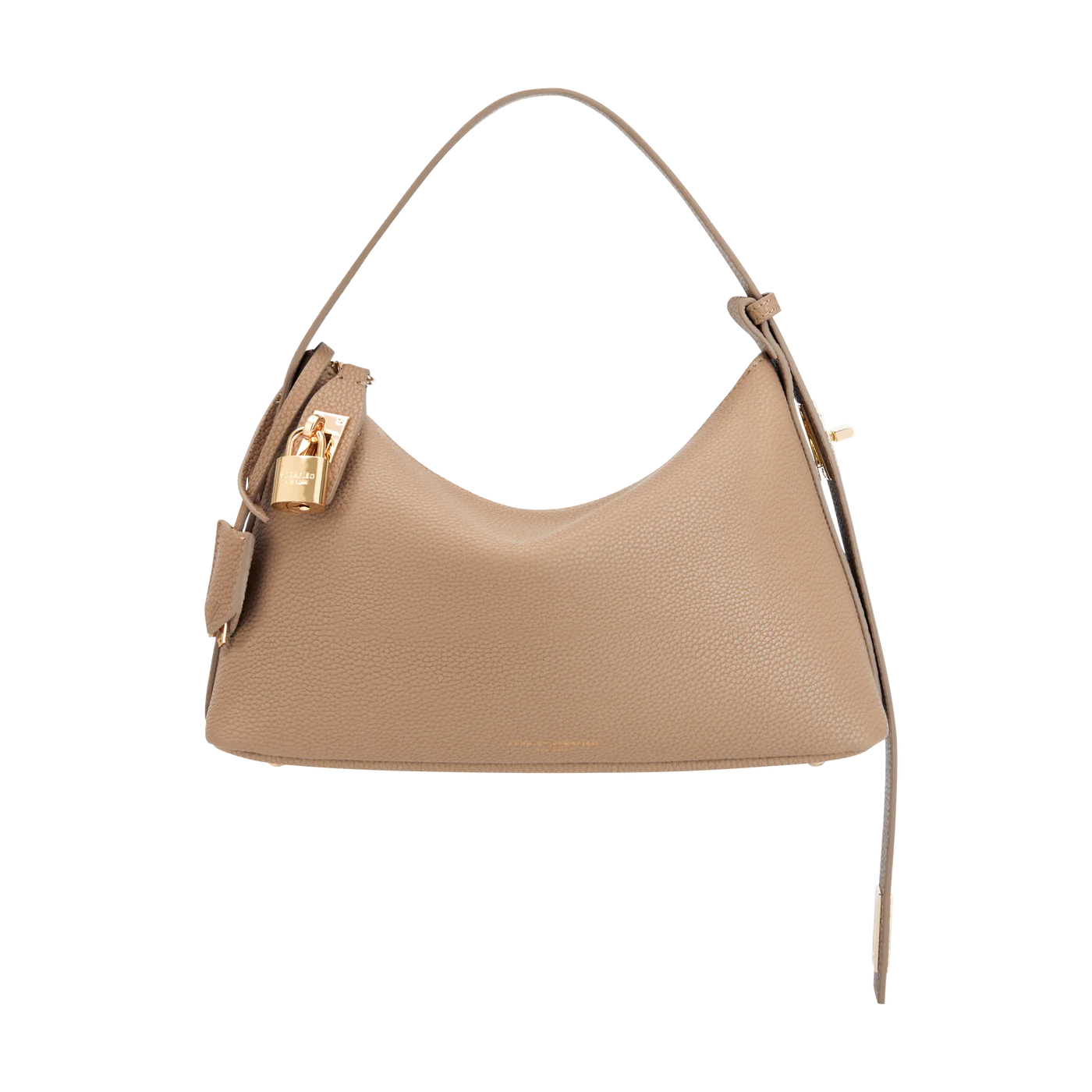 OVHEE Loeb Nylon Hobo Bag Beige/斜めがけ 韓国 ナイロンバッグ ナイロン OVHEE(オヴェイ) ショルダーバッグ・ポシェット