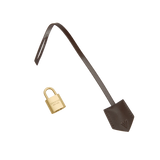 GOLD ESPRESSO SUEDE HOBO BAG