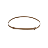 TOFFEE SUEDE BELTED TOTE BAG