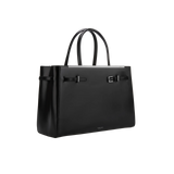 NOIR LEATHER BOOK TOTE BAG 33