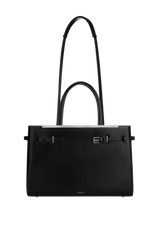 NOIR LEATHER BOOK TOTE BAG 33