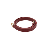 DARK CHERRY BOOK LEATHER TOTE BAG 25