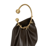 CHOCOLATE RING HANDLE BAG