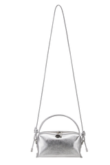 SILVER MATALLIC CAFÉ MINI BAG