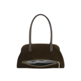 MEDIUM ESPRESSO SUEDE CLUB BAG