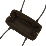 MEDIUM ESPRESSO SUEDE CLUB BAG
