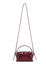 MAROON PYTHON CAFÉ MINI BAG