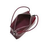 MAROON PYTHON CAFÉ MINI BAG