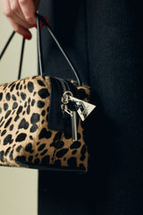 CHEETAH CALF HAIR CAFÉ MINI