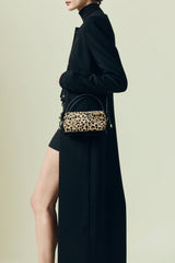 CHEETAH CALF HAIR CAFÉ MINI