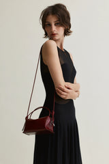 MAROON PYTHON CAFÉ MINI BAG