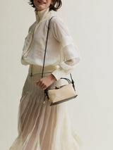 RAFFIA CAFÉ MINI BAG
