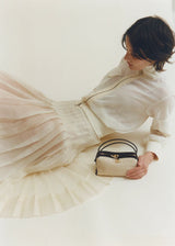 RAFFIA CAFÉ MINI BAG