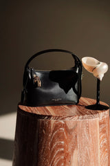 MINI GOLD BLACK HOBO BAG