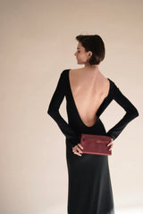 DARK CHERRY SHOULDER BAG