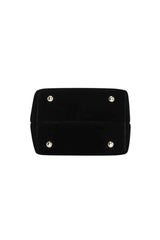 BLACK VELVET MINI CLOUD BAG