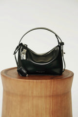 MINI SILVER BALCK HOBO BAG