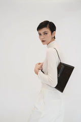 TRUFFLE SUEDE SHOULDER BAG