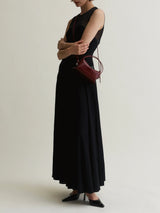 MAROON PYTHON CAFÉ MINI BAG
