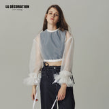 SPRING/SUMMER ORGANZA LOTUS TOP