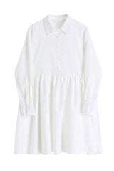 LONG SLEEVE SHIRT DRESS+VEST (2 PIECES)