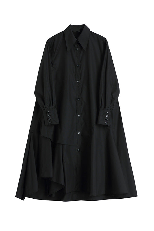 IRREGULAR BLACK PETTICOAT DRESS