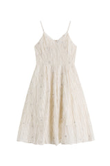 FRINGE STRAP DRESS ( 2 COLORS )