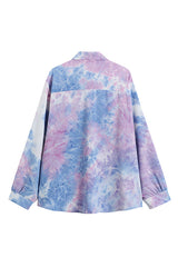 TWO-PIECE TIE -DYE SHIRT + SLEEVELESS TOP