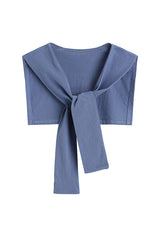 LOOSE SHIRT + SHAWL ( 2 PIECES / 4 COLORS )