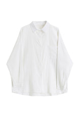 LOOSE SHIRT + SHAWL ( 2 PIECES / 4 COLORS )