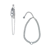 GROUP OF EARRINGS AND CHOCKER