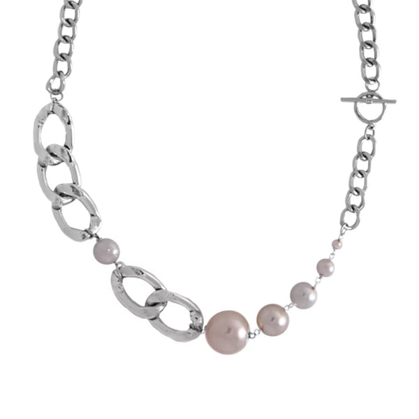 #VALENTINE'S DAY# CHAIN NECKLACE WITH PEARL
