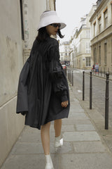 PLEATED SHIRT DRESS (FIVES COLORS)