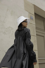 PLEATED SHIRT DRESS (FIVES COLORS)