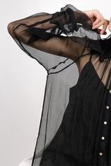 SILK SHIRT DRESS (2 PIECE SLEEVELESS DRESS+SHIRT DRESS)