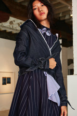 DENIM TOP WITH STARS ON THE BACK