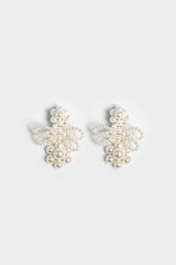 SMALL PEARL BUTTERFLY EARRINGS
