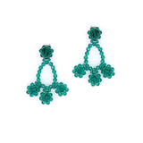 RED/GREEN CRYSTAL EARRINGS