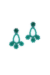 RED/GREEN CRYSTAL EARRINGS
