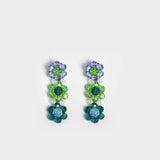 MULTI-COLOR FLORAL EARRINGS
