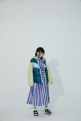 LAMP FEATHER DOWN PATCHWORK JACKET