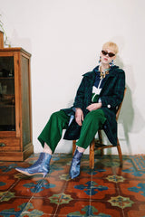 GREEN CORDUROY PANTS