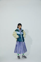 LAMP FEATHER DOWN PATCHWORK JACKET