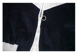 DARK BLUE CORDUROY JACKET