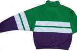 GREEN AND PURPLE JACKET